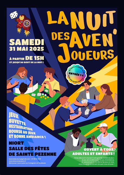 La Nuit des AvenJoueurs, Salle des Fetes de Sainte Pezenne à Niort ...