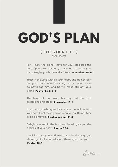 God's Plan for your Life V1 | Promises of God poster | Bible verse ...