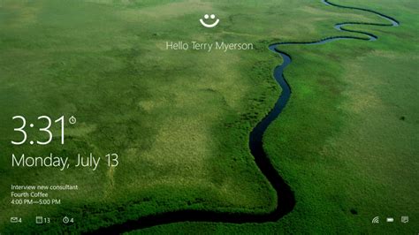 Image result for Windows Hello Screen