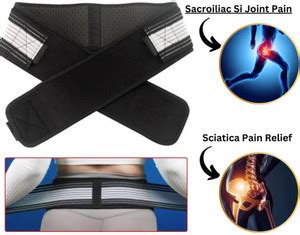 Rapid Sacroiliac Si Joint Hip & Waist Support Belt Lumber Support Back ...