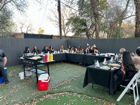 Backyard Hibachi in 2025 | Husband birthday parties, Moms 50th birthday ...