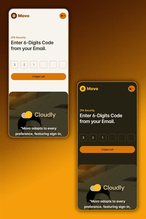 Movo - HTML Sign In, Sign Up, Reset Password, 2FA Security & Change ...