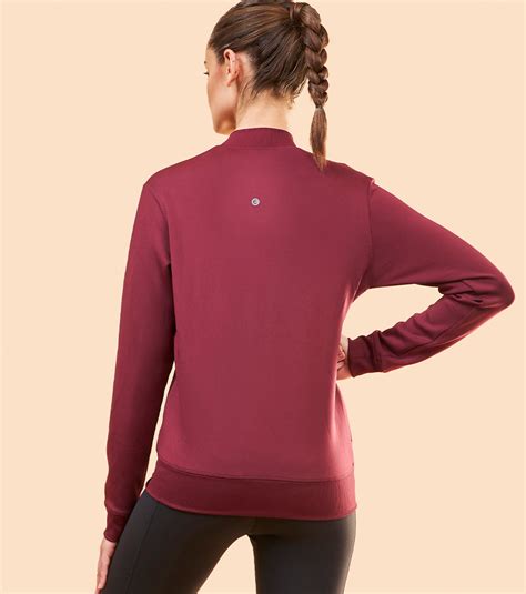 Bomber Jacket|Dry Fit Scuba Jacket With Zipper Pockets – Enamor