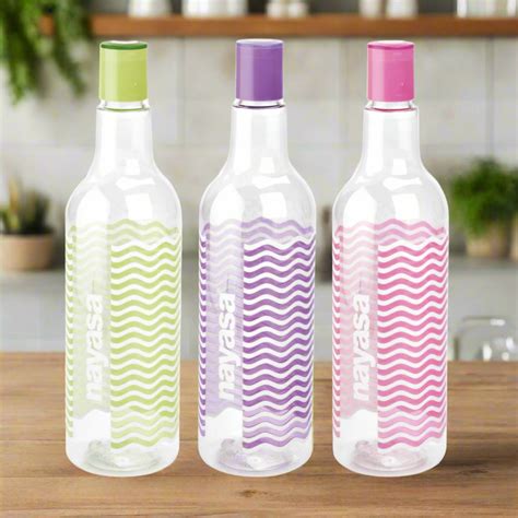 Cool Tower Prtd Bottle, 1000 Ml Set Of 3 – Nayasa