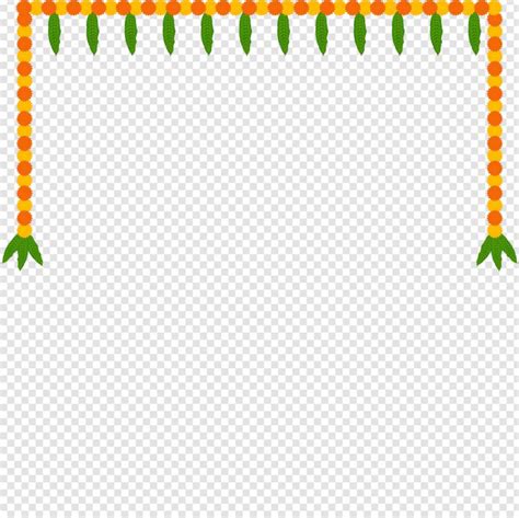 Posterit - Marigold Garland png free Download