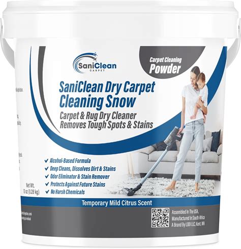 Amazon.com: SaniClean Dry Carpet & Rug Cleaning Powder – Deep Cleans ...