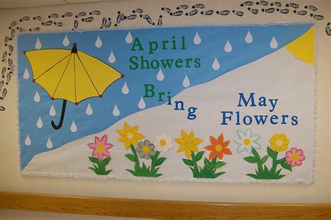 April Showers Bring May Flowers Bulletin Board - April Showers Bring ...