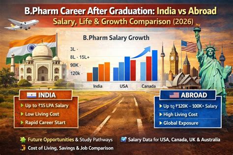 B.Pharm Career After Graduation: India vs Abroad Salary, Jobs ...