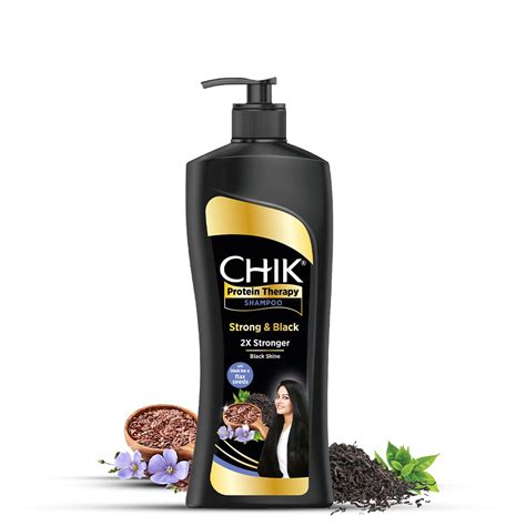 Buy Chik Protein Therapy Shampoo |For 2X Stronger & Black Hair |With ...