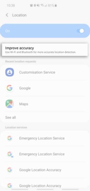 Improving the location accuracy on Samsung phones | Samsung India