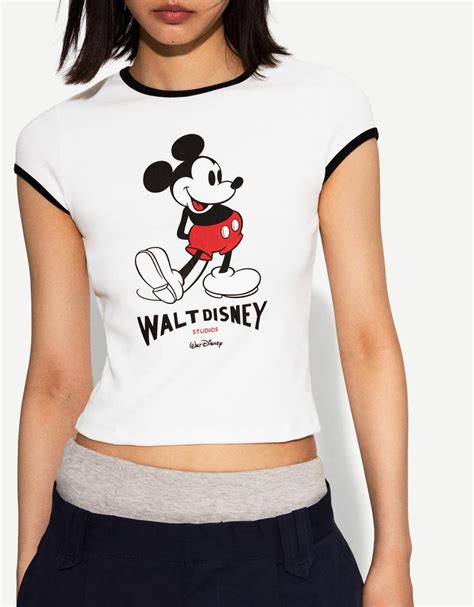 Short sleeve Mickey Mouse T-shirt - BSK Teen | Bershka