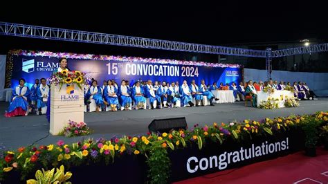 FLAME University Holds 15th Convocation Ceremony, Saina Nehwal Attends ...