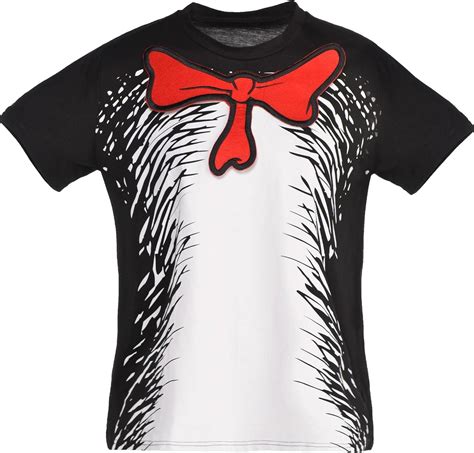 Amazon.com: Party City Dr Seuss Cat In The Hat T-Shirt for Kids (Extra ...