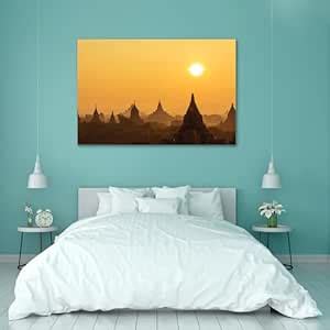 Pitaara Box Sunrise & Pagoda, Bagan in Myanmar Burmar | Peel & Stick ...