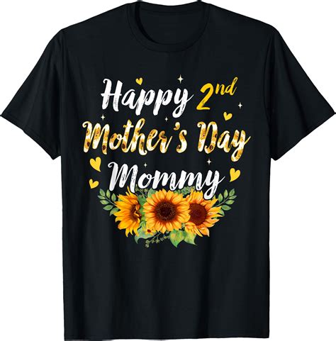 Happy 2nd Mothers Day Mommy Mother's Day Shirts For Kids T-Shirt - Buy ...
