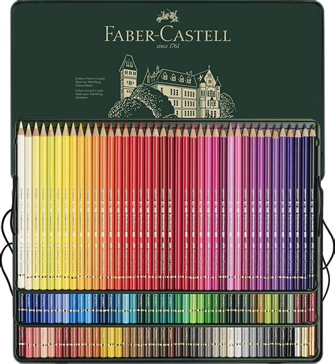 Faber-Castell Colour Pencils Polychromos 120 Set In Tin Case
