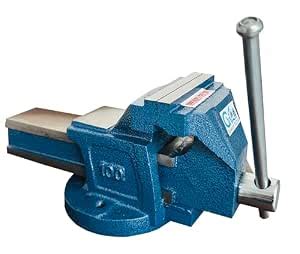 GIZMO SG Iron Bench Vice, 3 Inch (75mm) Heavy Duty Professional Fixed ...