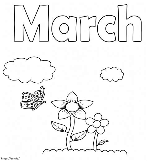 March White Month Clipart Clip Saint Patrick Coloring Luck Outline ...