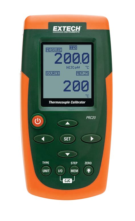 Extech PRC20 Thermocouple Calibrator - Calright Instruments