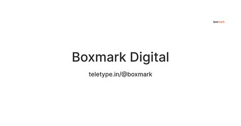 Boxmark Digital — Teletype