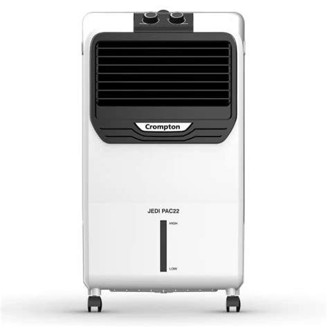 Crompton Jedi PAC Air Cooler- 22L Honeycomb pads White & Black ...