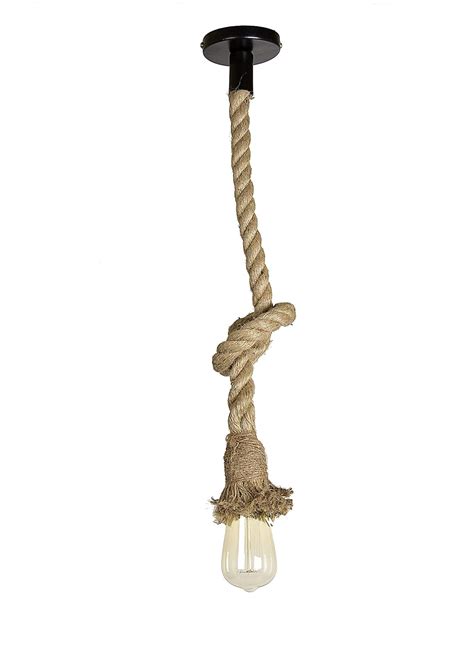 Buy Tu Casa HG-04 Knot Rope pendent Light Jute Rope Holder Type e-27 ...
