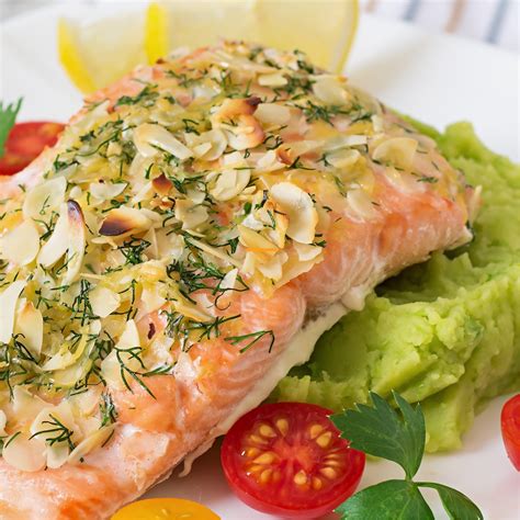Almond Crusted Salmon with Leek and Lime Sauce - WILDFIT®