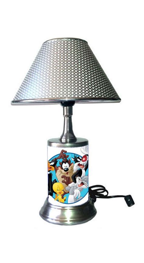 Buy Looney Tunes Characters Lamp with Shade, Bugs Bunny, Tweety Bird ...