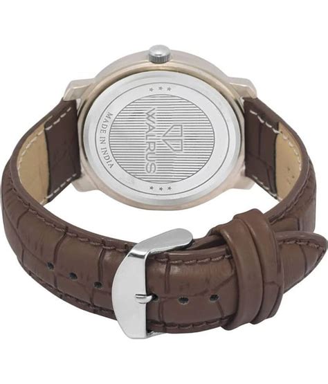 Walrus Retro Look Leather Analog Men's Watch
