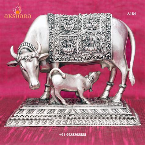 Astalakshmi Kamadhenuvu 3D Idol – Akshara Silver