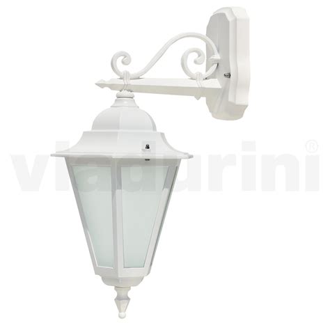 Outdoor Wall Lamp in White Aluminum Made in Italy