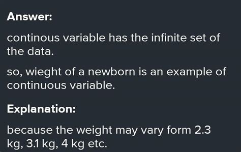 10) Which of the following is(are) continuous variable(s) in the given ...