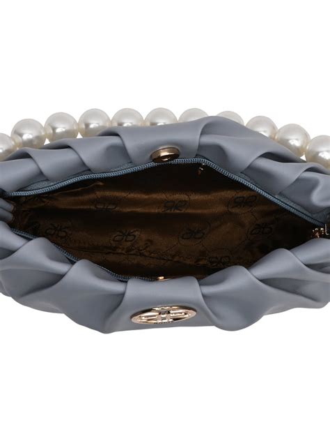 Shop Rocia By Regal Blue Women Pearl Handle Bag Online