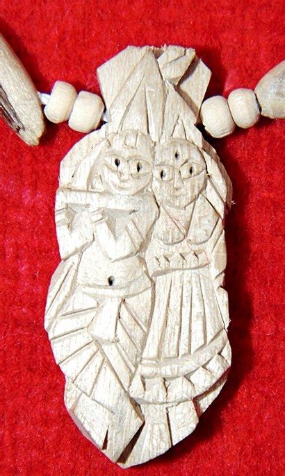 Sri Radha Krishna Tulsi Pendant Necklace – Devshoppe