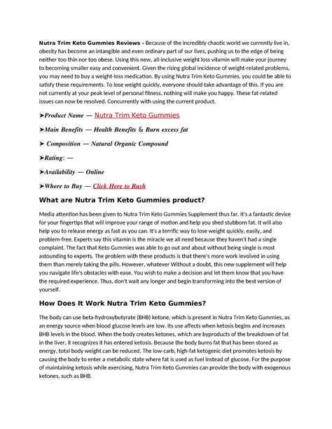 Nutra Trim 2 - Using this new, all-inclusive weight loss vitamin will ...