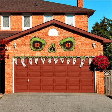 Giant Garage Door Decorations Red Garage Bow Decoration For Christmas