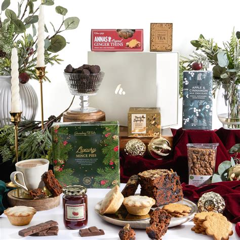 Buy Afternoon Tea Themed Christmas Hamper - With Luxury Biscuits, Mince ...