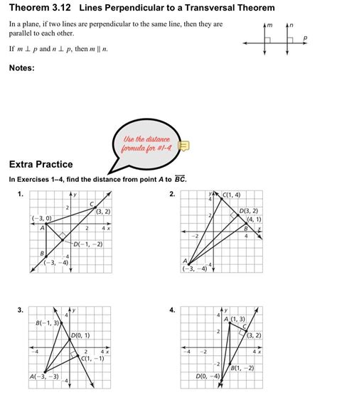 Image result for Perpendicular Transversal Theorem