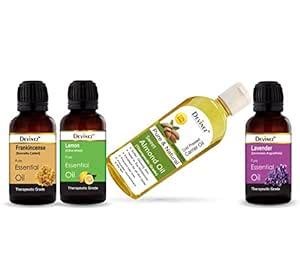 Buy Devinez Pack of 4 Essential/Carrier Oils, Sweet Almond - 110ml ...