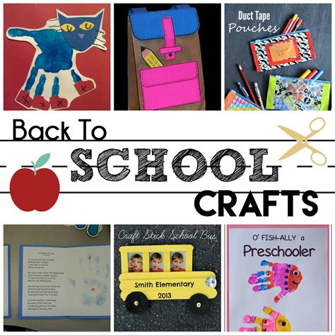 Back to School Crafts 的图像结果