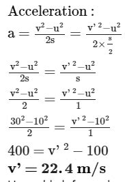 A particle is moving rectilinearly with constant acceleration is having ...