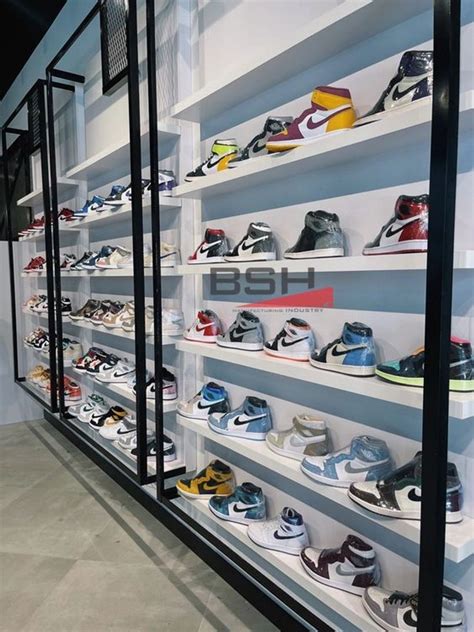 Shoes display racks