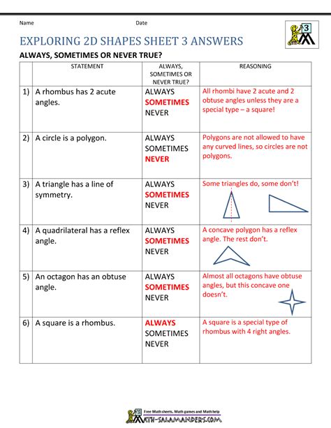 Image result for Math Shape Problems