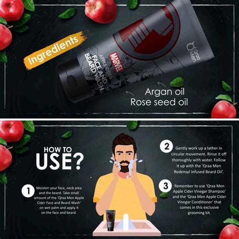 Buy QRAAMEN THOR APPLE CIDER VINEGAR GROOMING KIT FOR MEN Online & Get ...