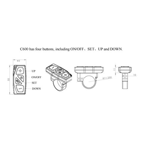 Buy 5S Protocol 24V 36V 48V LCD C600 Big 4 Inch Big Screen Electric ...