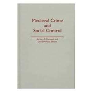 Buy Medieval Crime and Social Control (Medieval Cultures) Book Online ...