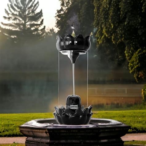 SHIVMYRA Shivling with Falling Smoke Fountain Essence of Shiva Smoke ...