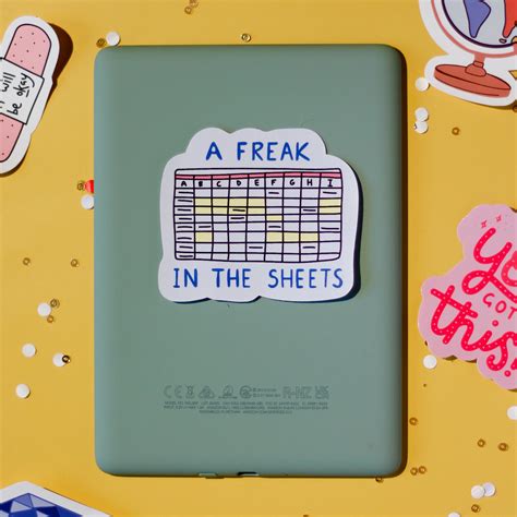 A Freak In The Sheets Sticker