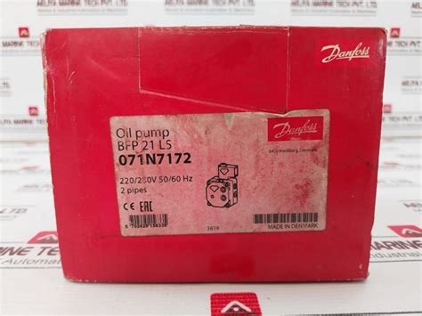 Danfoss Bfp 21 L5 Oil Burner Pump 071N7172 – Aeliya Marine Tech