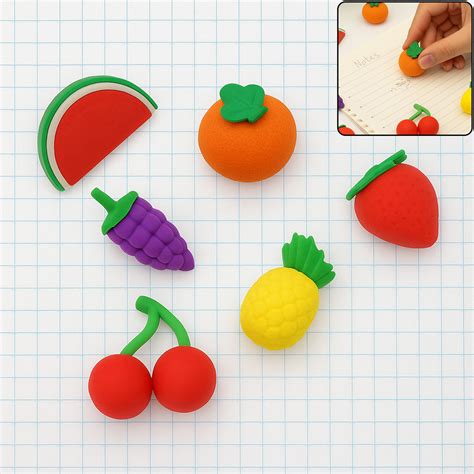 Fancy 3D Colorful Erasers for Kids Erasers Set